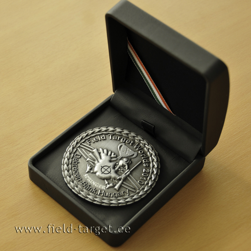 Meelis Kurvitsa vedrupüsside 10. koha medal